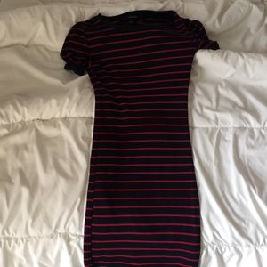 Striped stretchy dress